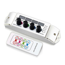 DC12V-DC24V BC-354RF 5Ax4CH Output RGB RGBW Led 5050 3528 Strip Controller RF Remote Knob Dimmer