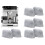 Water Filter Inserts for  Luxe Cafe ES601,8Pack Replacement Charcoal Filters for  Coffee Maker Accessories 7