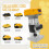 Edge Trimmer Body: Dewalt Battery Compatible (Battery Sold Separately) 7