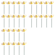 30Pcs Little Bee Plug-in Bees Garden Stakes Stake Decor Bee Yards Garden Stake Yard Bees Sign Garden Stakes Decorative