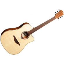 LAG Tramontane T70DCE-NAT Dreadnought Cutaway Eléctrico Natural