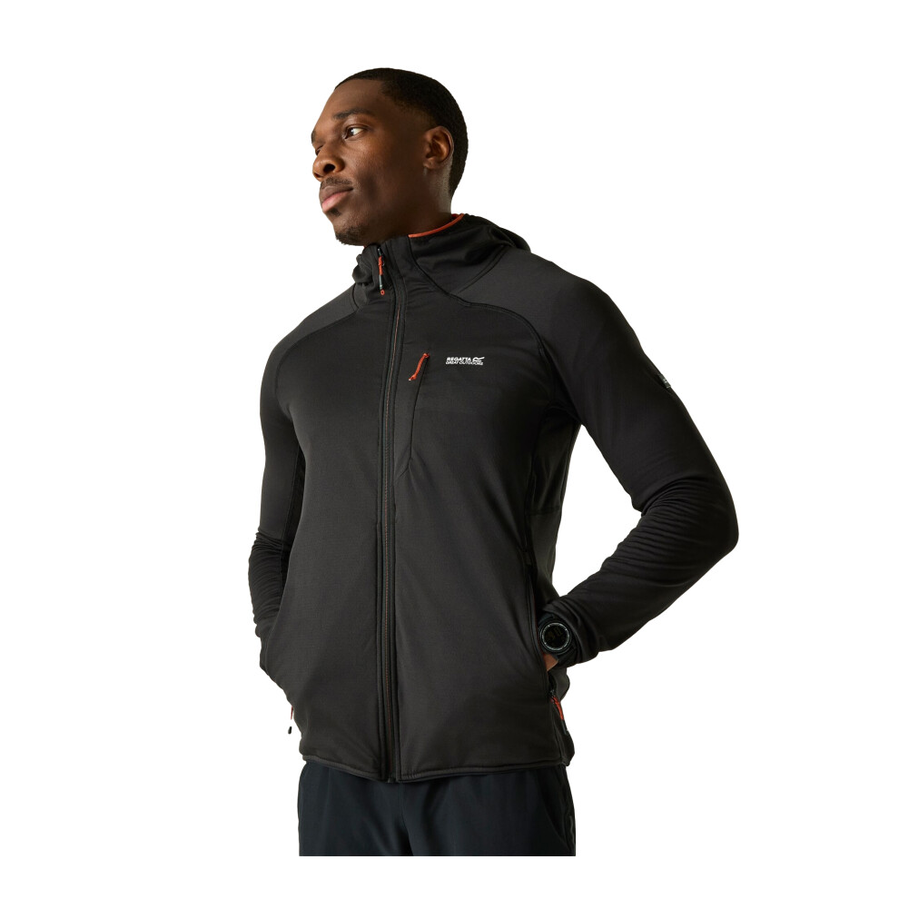 Regatta (L, Black) Mens Kadley Midlayer