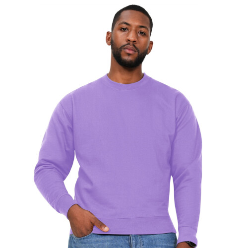 (XL, Lilac) Casual Classics Mens Sweatshirt