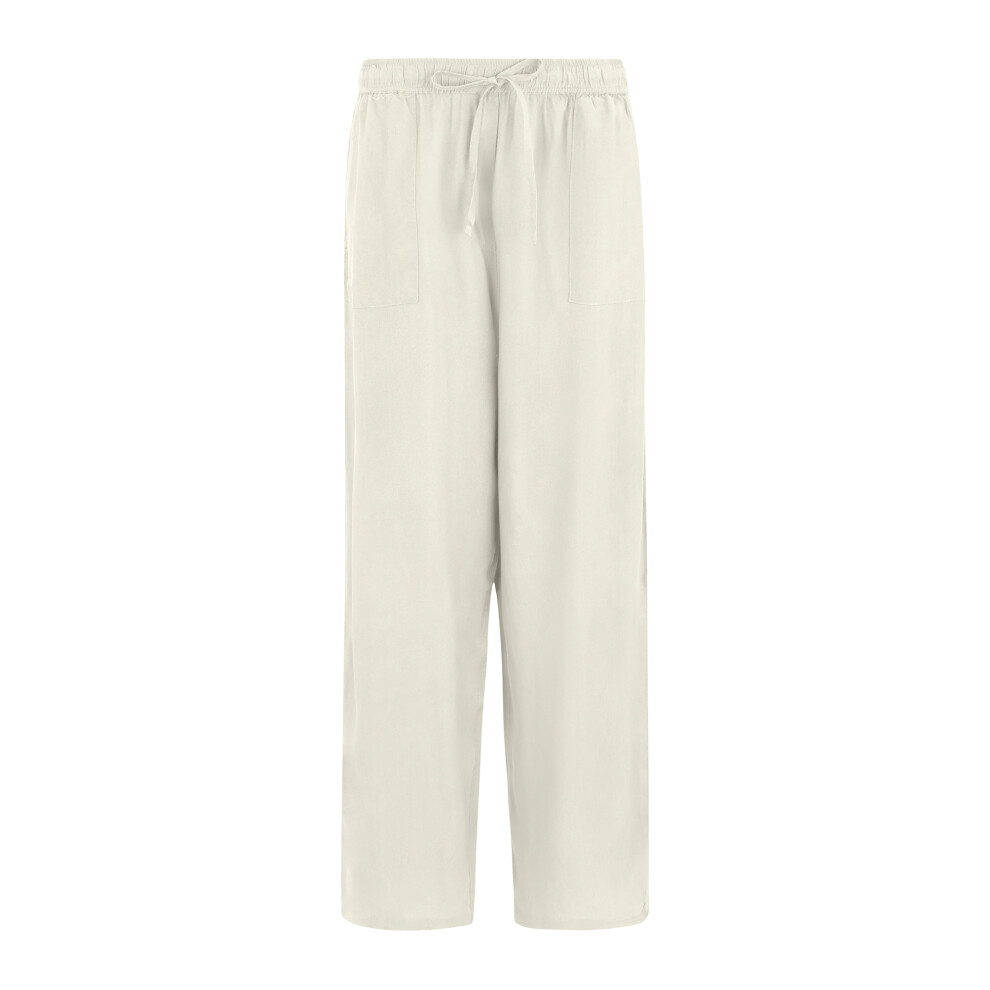 Regatta (10 Uk R, Light Vanilla) Womens/Ladies Elbrie Plain Trousers