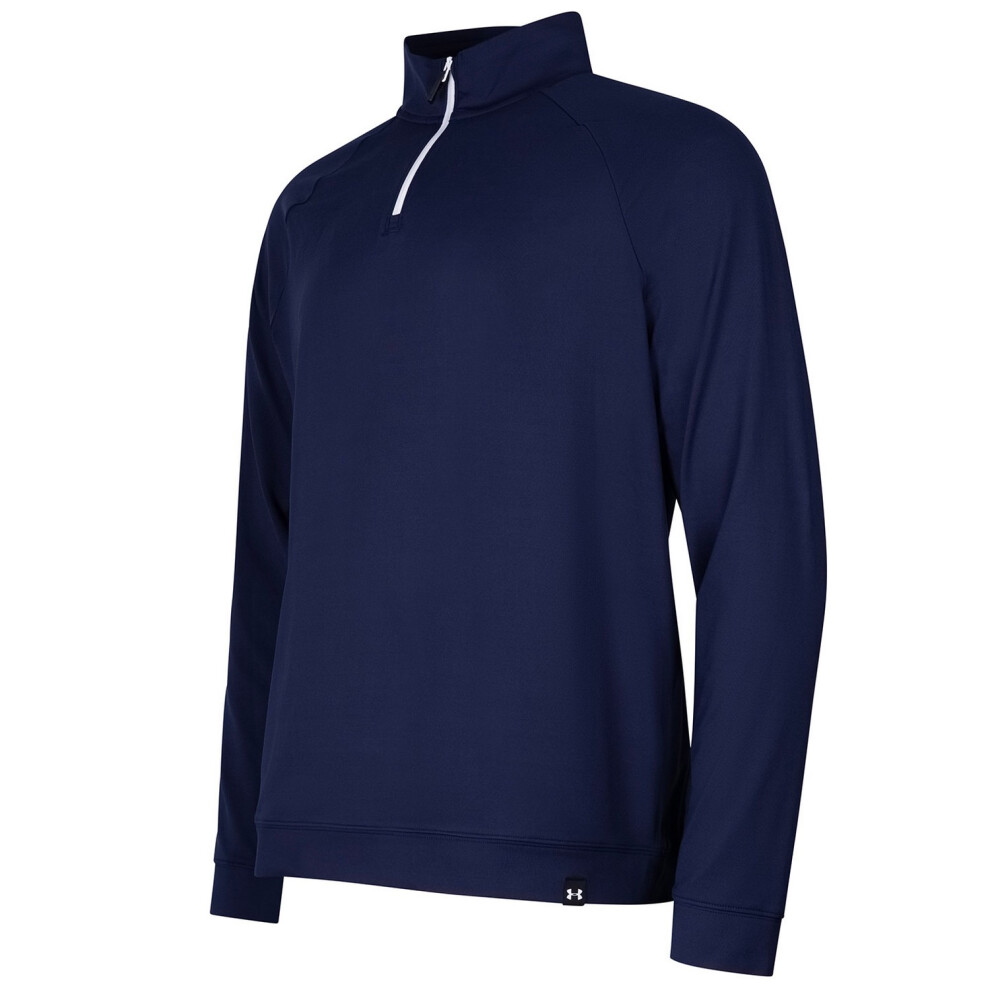 Under Armour (Xxl, Midnight Navy) Mens Quarter Zip Midlayer