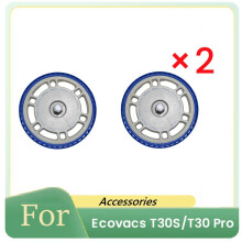 2 Supports Balai pour Aspirateur Robot pour T30S/T30 Pro Kit de Balai Ă Franges
