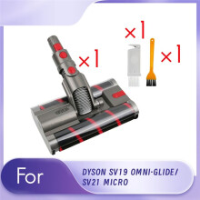 Kit de TĂŞte D'Aspirateur Ă Double Brosse pour SV19 OMNI-GLIDESV21-Micro, TĂŞte de Moteur de Remplacement, TĂŞte de Nettoyage Ă Rouleau Souple