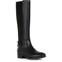 (7 UK, Black) Geox Womens/Ladies Felicity Leather Calf Boots