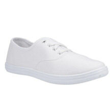 (13 UK, White) Mirak 204/ASG14 Lace-Up Plimsolls / Mens Trainers / Lace Plimsolls