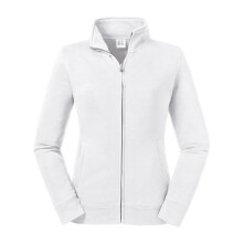(XL, White) Russell Womens/Ladies Authentic Sweat Jacket