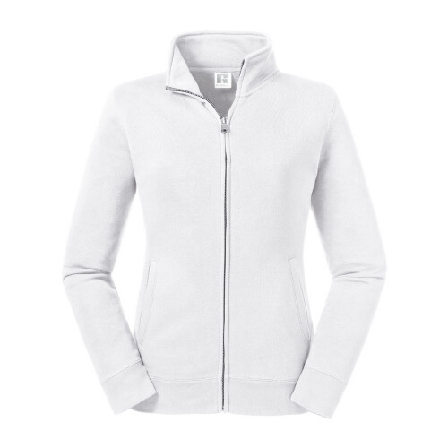 Russell (XL, White) Russell Womens/Ladies Authentic Sweat Jacket
