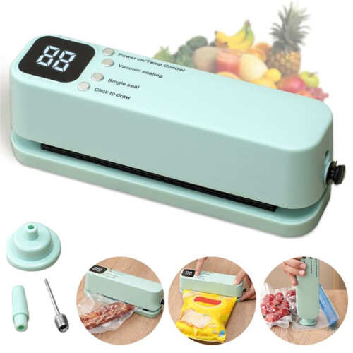Machine D'Emballage Sous Vide pour Aliments, Rechargeable par USB, Portable, -Scelleuse de Sacs. 1