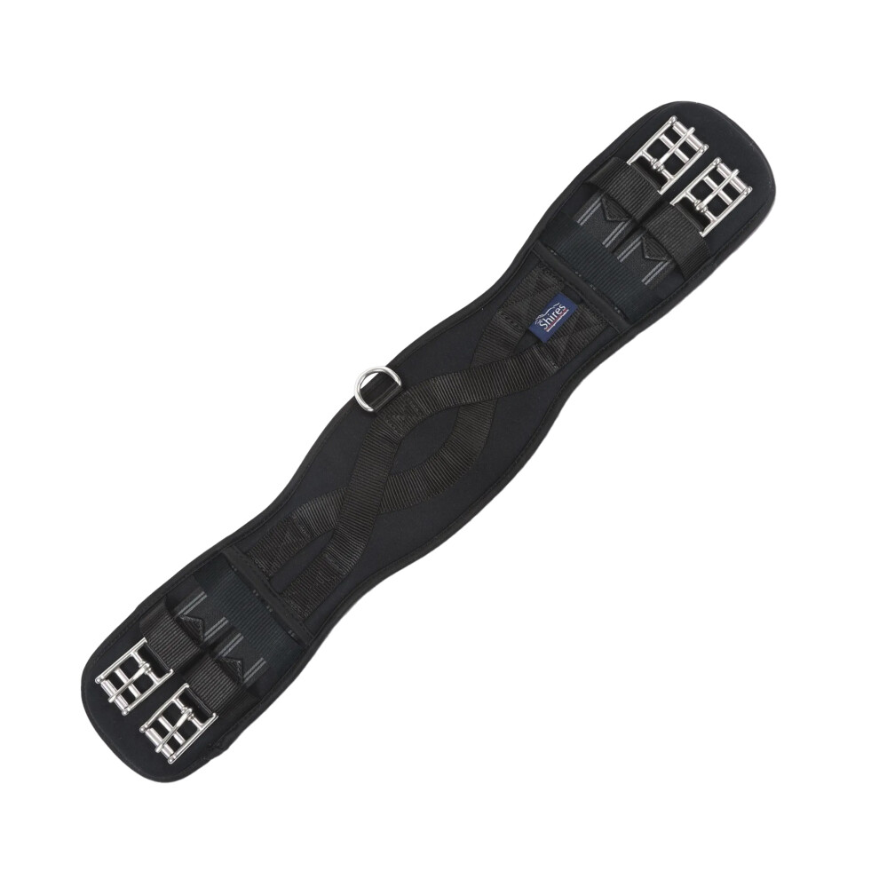 Photos - Equestrianism  Shires Memory Foam Horse Dressage Girth(26in, Black)
