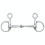 (6in, Silver) Shires Jointed Horse Hanging Cheek Snaffle Bit 1