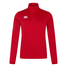(10 UK, Flag Red) Canterbury Womens/Ladies Club Quarter Zip Training Midlayer
