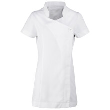 (14, White) Premier Ladies/Womens *Blossom* Tunic / Health Beauty & Spa / Workwear (Pack of 2)