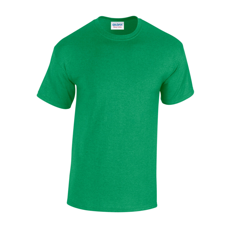 Gildan (Xl, Antique Irish Green) Mens Heavy Cotton T-Shirt