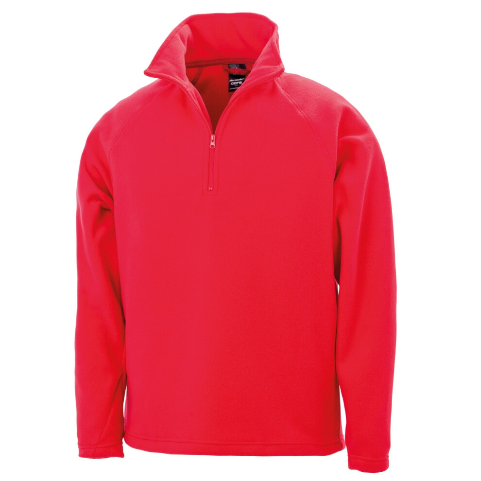 Result (2Xl, Red) Mens Core Micron Anti-Pill Fleece Top