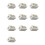 10X RJ45 Cat6 Junction Box for Ethernet Networking Cable Connection Accessories 1