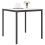 VidaXL vidaXL Bar Table White 110 x 110 x 105 cm Solid Pine Wood 5