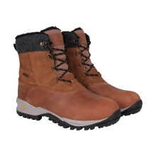 (11 UK, Tan) Mountain Warehouse Mens Tallin Leather Waterproof Thermal Snow Boots