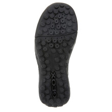 (4 UK, Black) Geox Boys Snake loafer Patent Leather Moccasin School Shoes