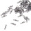 200X  de Stratification pour Anneau de Peche en Forme de 8 Du Type 64Lb 3