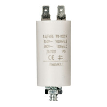 Kondensaattori 4.5uf / 450 v + Aarde