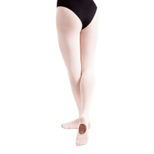 (9-11 Years, White) Silky Childrens Girls Convertible Dance Ballet Tights (1 Pair)