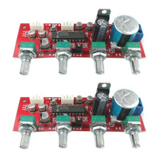 2X LM1036 Tone Board with Treble Bass Volume Adjustment Pre-Amplifier Tone Board Using LM1036 Tone Chip(A Type)
