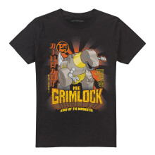 (L, Black) Transformers Unisex Adult Generations Me Grimlock King Of The Dinobots T-Shirt