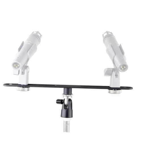 2X pour Alctron MAS020 Support de Microphone Double Enregistrement Stéréo Support de Microphone Double 1