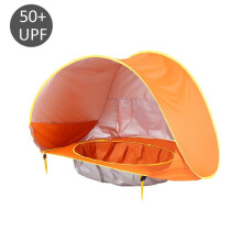 (Yellow) 2 In 1 UPF 50 Baby Strand Zelt Wasserdichte Markise UV Schutz Markise Mit Schwimmbad Kinder Outdoor Sonnenschirm Strand markise