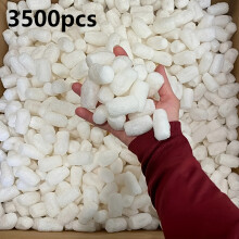 (Style 3) 3500 hochwertige Verpackungsschaumpartikel, antistatische Transportpolster, staubfreie und verschleißfeste Verpackungsfüller,