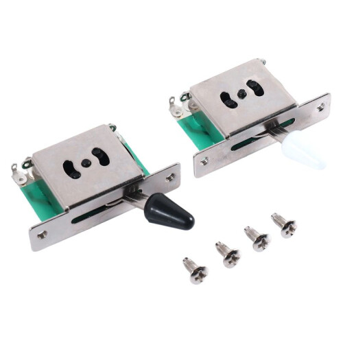2Pcs 5 Way Pickup Selector Toggle  for ST/SQ Series Electric Guitar Shift Switchs