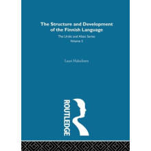 Structure and Development of the Finnish Language by Lauri Hakulinen H