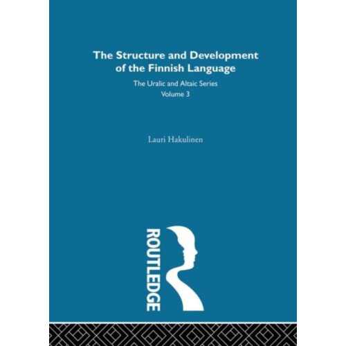 Structure and Development of the Finnish Language by Lauri Hakulinen H