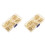 300 Pcs Cable Ring Terminal Ring Cable Lugs Copper Lugs Ring Terminals Connectors Brass Crimp Cable Wire Terminals 1