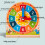[Intelligence Tool] Teaching Clock Model | Time Learning Recognition Toy | Kindergarten Parent-Child Interaction Aid 3
