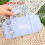 (Blue) Constellation Creative Key Style Square Pen Holder High School Travel Capacity 1