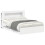 VidaXL vidaXL Bed Frame with Storage White 150 x 200 cm Engineered Wood 5