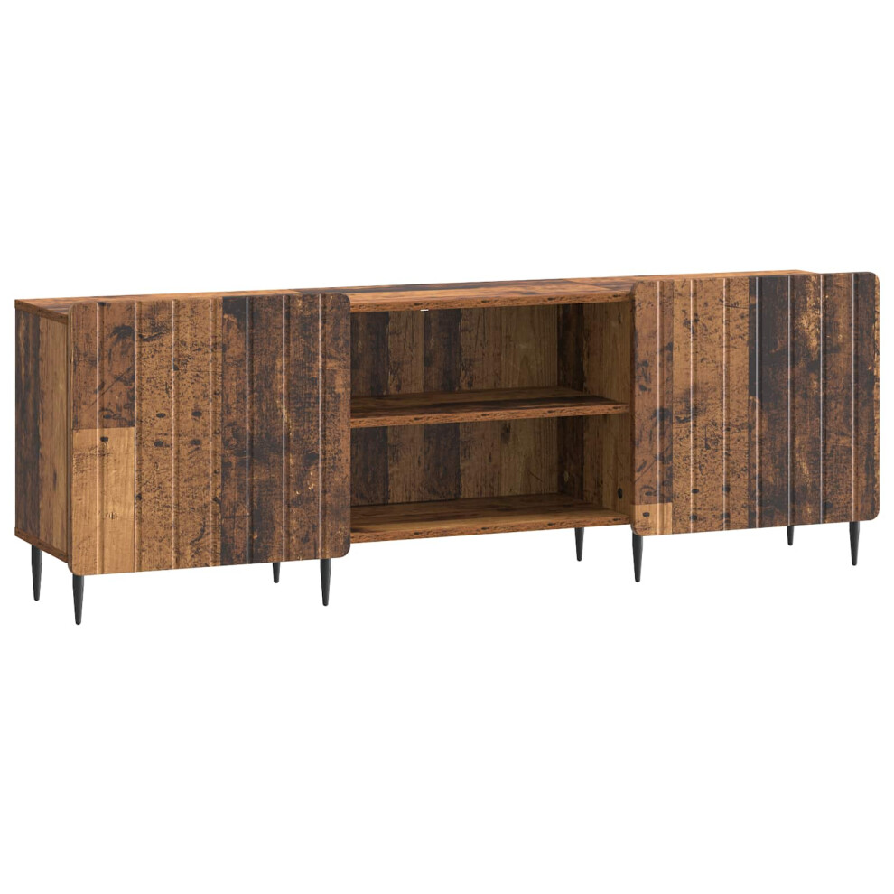 Vidaxl Tv Cabinet Old Wood 150 X 31 X 52 Cm Engineered Wood