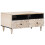 VidaXL vidaXL Coffee Table with Drawer White 80 x 54 x 40 cm Solid Mango Wood 1