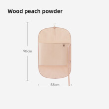 (Pink) Versatile Storage Clothing Bag With Polyester Fabric For Organizing Bedroom Travel