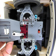 StoßDäMpfer Aus Metall Vorne und Hinten mit Festem Sitz für WPL D12 1/10 RC Auto Upgrades Teile ZubehöR,4