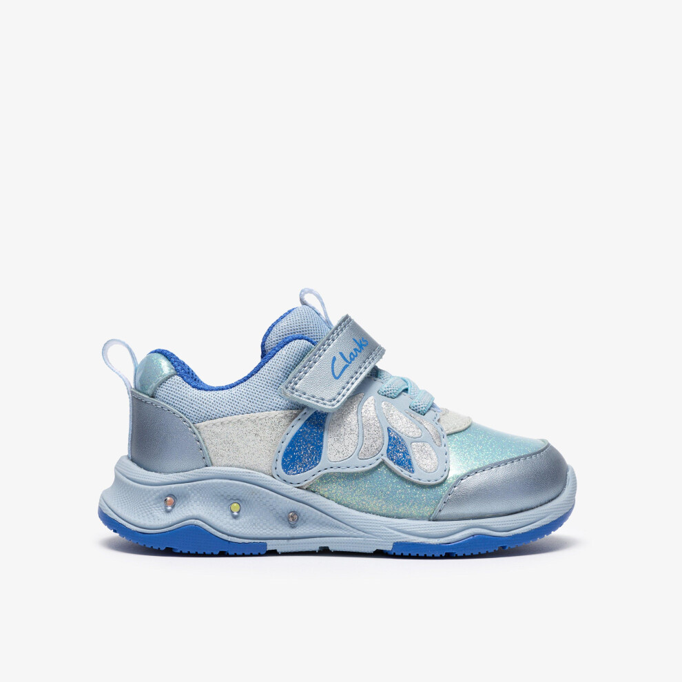 Clarks Gleam Fly T. Blue