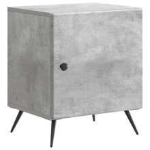 vidaXL Bedside Cabinet Concrete Grey 43 x 34.5 x 50 cm Engineered Wood