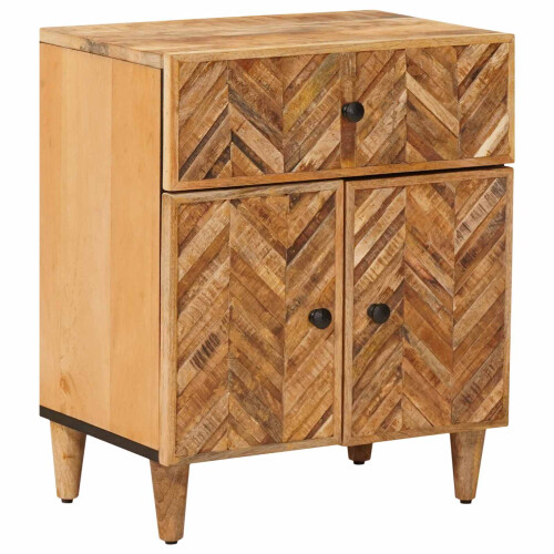 VidaXL vidaXL Bedside Table Brown 50 x 33 x 60 cm Solid Mango Wood