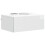 VidaXL vidaXL Wall-Mounted Bedside Cabinet with Drawer 2 pcs High Gloss White 5
