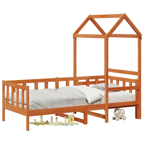 VidaXL vidaXL Day Bed Set 2 pcs Wax Brown Solid Pine Wood 1